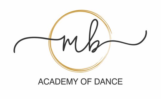 MB Academy of Dance logo on a white background